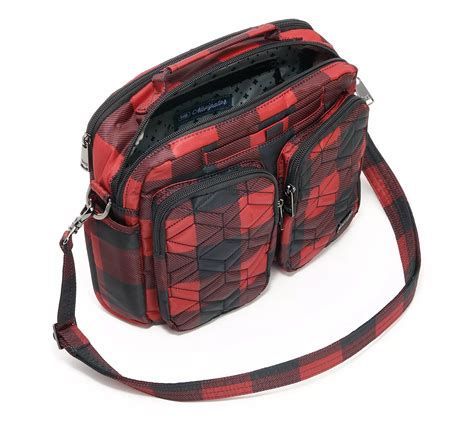 lug top handle crossbody bag